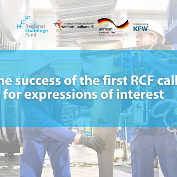 The success of the first RCF call for expressions of interest