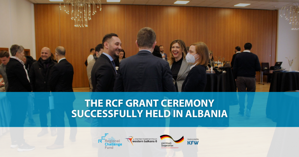 grant ceremony in albania