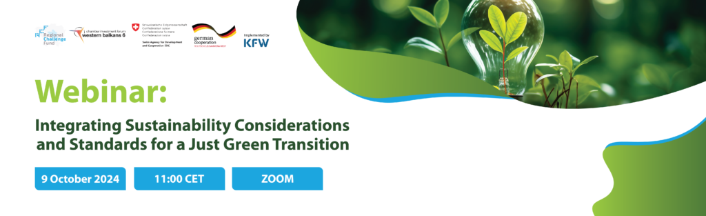 The RCF Webinar on Integrating Sustainability Considerations and Standards for a Just Green Transition